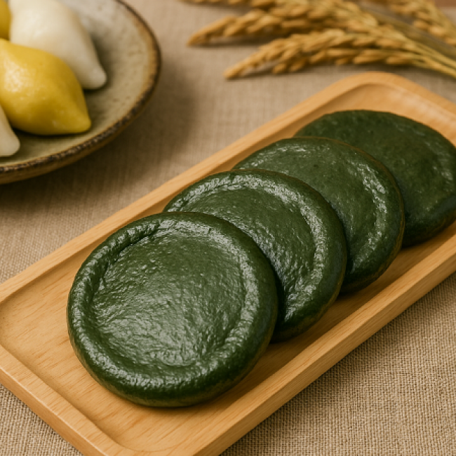 (그린푸드) 모싯잎 개떡_냉동 25개