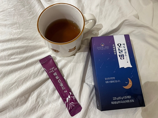 (이로운세상) 잠안올때 잠잘오는 숙면차 락투신 흑하랑 상추차 오늘밤 락투신골드 스틱액상