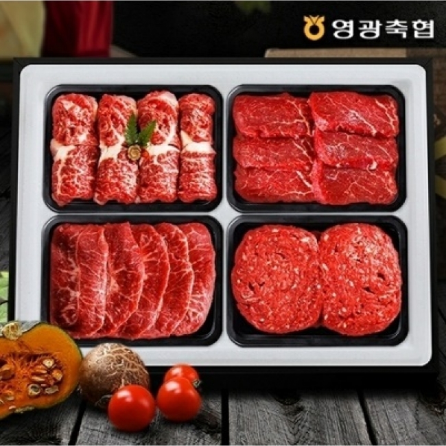 (영광축협) 보리愛 한우 프리미엄 종합세트 (1.8kg/2.4kg/3.0kg)