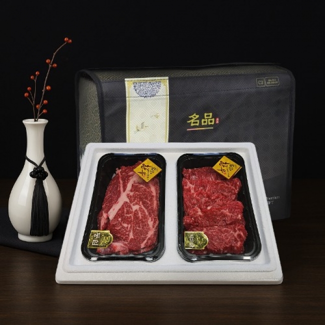 (영광농협하나로마트) 한우 정육세트 6호 (등심, 치마살) 800g