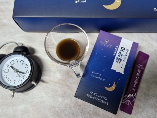 (이로운세상) 잠안올때 잠잘오는 숙면차 락투신 흑하랑 상추차 오늘밤 락투신골드 명절선물세트2호 (액상3박스)