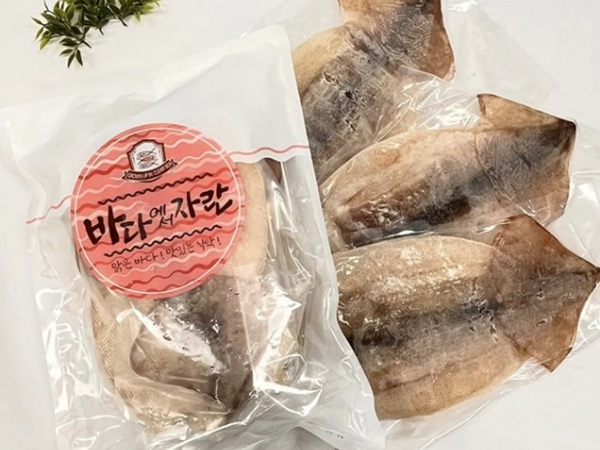 (주영광) 국내산 자연산 손질 오징어 진공포장 4-5미 1kg내외