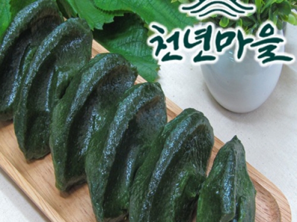 (천년마을) 영광 모시송편 모시떡 모싯잎송편 20개 찐송편 (기피동부·통동부·참깨흑임자·모시개떡)
