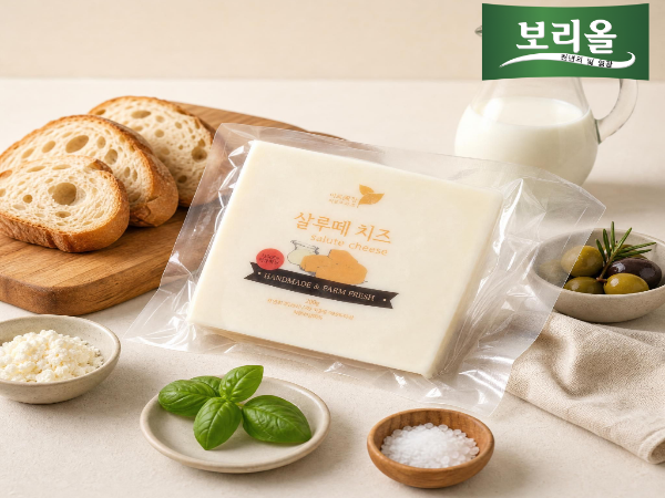 (미르목장) 살루떼 저염  구워먹는 할로미 치즈  200g