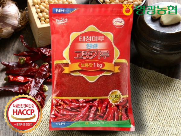 (영광농협하나로마트) 태청마루 청결 고춧가루 (보통맛)/1kg/2024 햇 고추가루