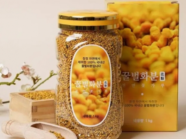 (천년벌꿀) 자연에서 채취한 100% 국내산 꿀벌화분