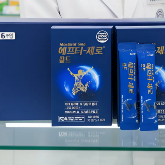 (뉴프랜) 에프터제로골드 FDA등록 진세노사이드희귀사포닌 대두단배질 저분자발효식품