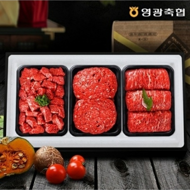 (영광축협) 보리愛 한우 정육세트 1.8kg (불고기,장조림,국거리,산적)