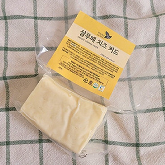 (미르목장) 살루떼 치즈커드 150g x 2개 / 수제 무염치즈