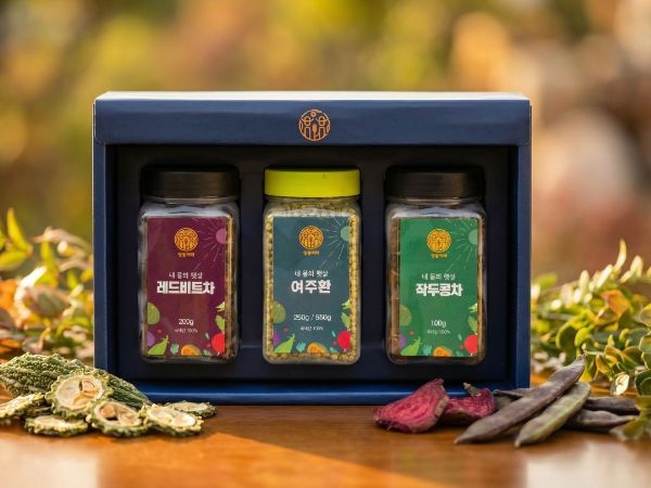  (영광이레) 영광이레 건강 가득 선물박스 4호 (레드비트+작두콩차+여주환)