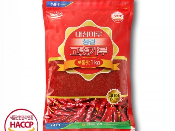 (영광농협하나로마트) 태청마루 청결 고춧가루 (보통맛)/1kg/2024 햇 고추가루