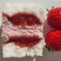 (협동조합들샘) 딸기잼설기떡 아침대용 영양간식 1KG