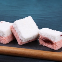 (협동조합들샘) 딸기잼설기떡 아침대용 영양간식 1KG