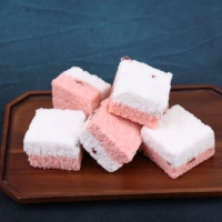(협동조합들샘) 딸기잼설기떡 아침대용 영양간식 1KG