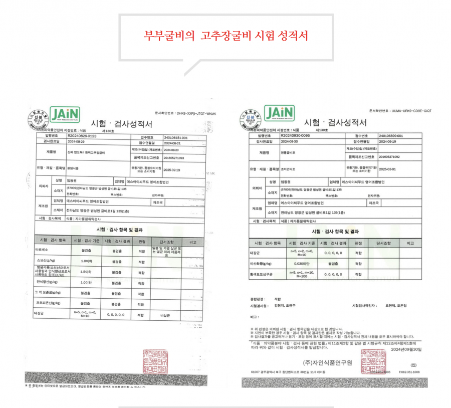 (에스아이씨푸드) 고추장굴비 선물세트 500g