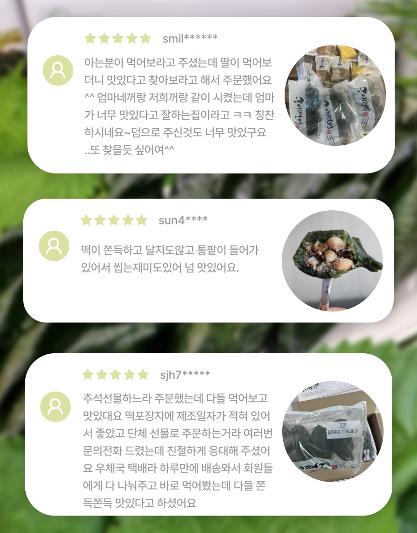 (송이떡집) 영광 송이떡집 모시 모싯잎 송편(48개 선물세트)