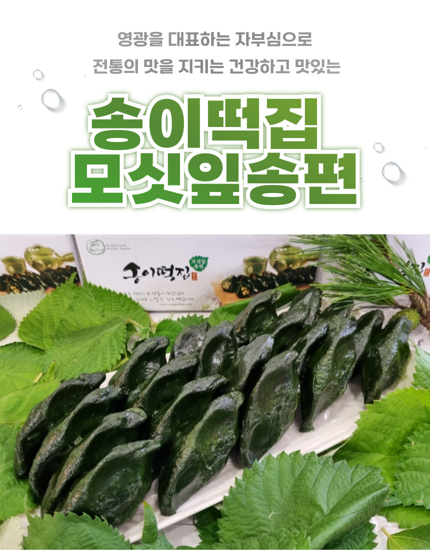 (송이떡집) 영광 송이떡집 모시 모싯잎 송편(48개 선물세트)